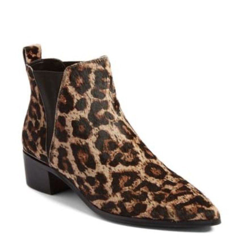 TREASURE & BOND Easton Leopard Chelsea Boot 10M